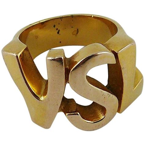 ysl rose gold ring|ysl rings for women.